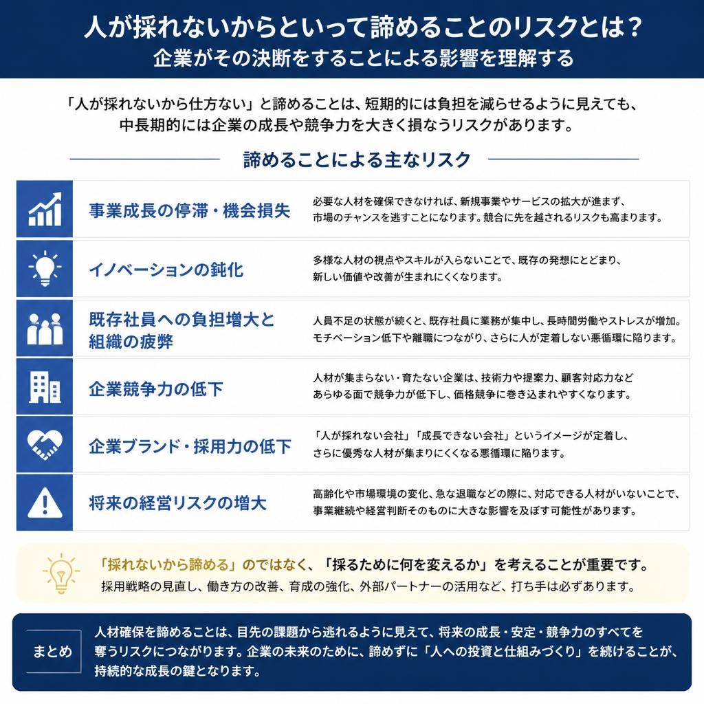 「諦める」ことのリスク