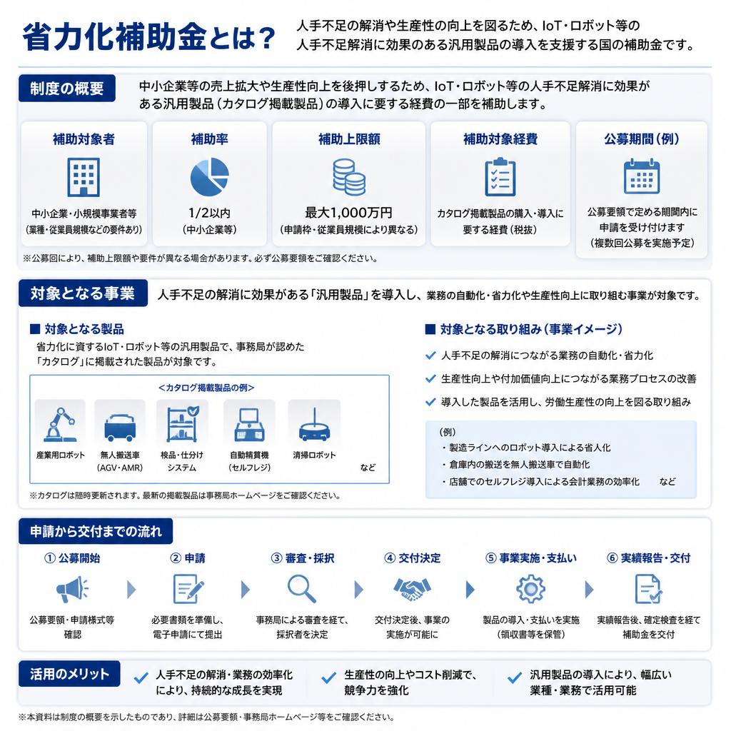 国の「省力化補助金」とは？