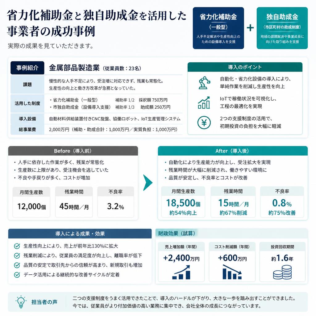事業者の成功事例