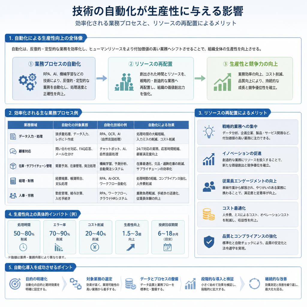 4. 自動化による生産性向上