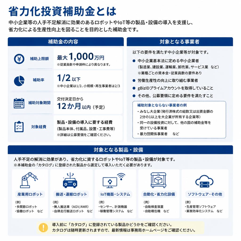 2. 省力化投資補助金の基本知識