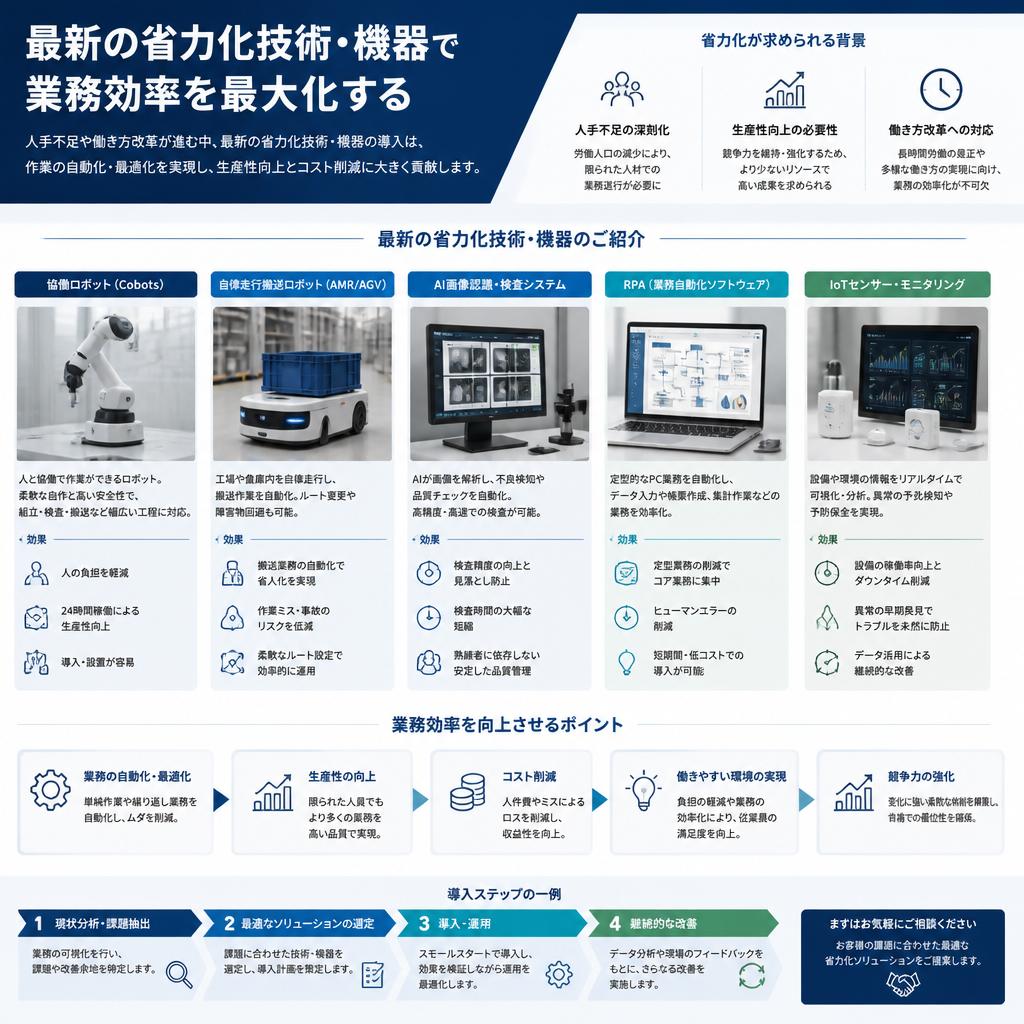 2. 省力化技術の最新トレンド