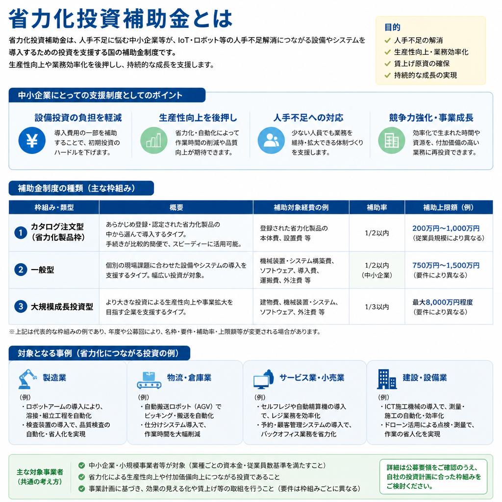 省力化投資補助金とは？