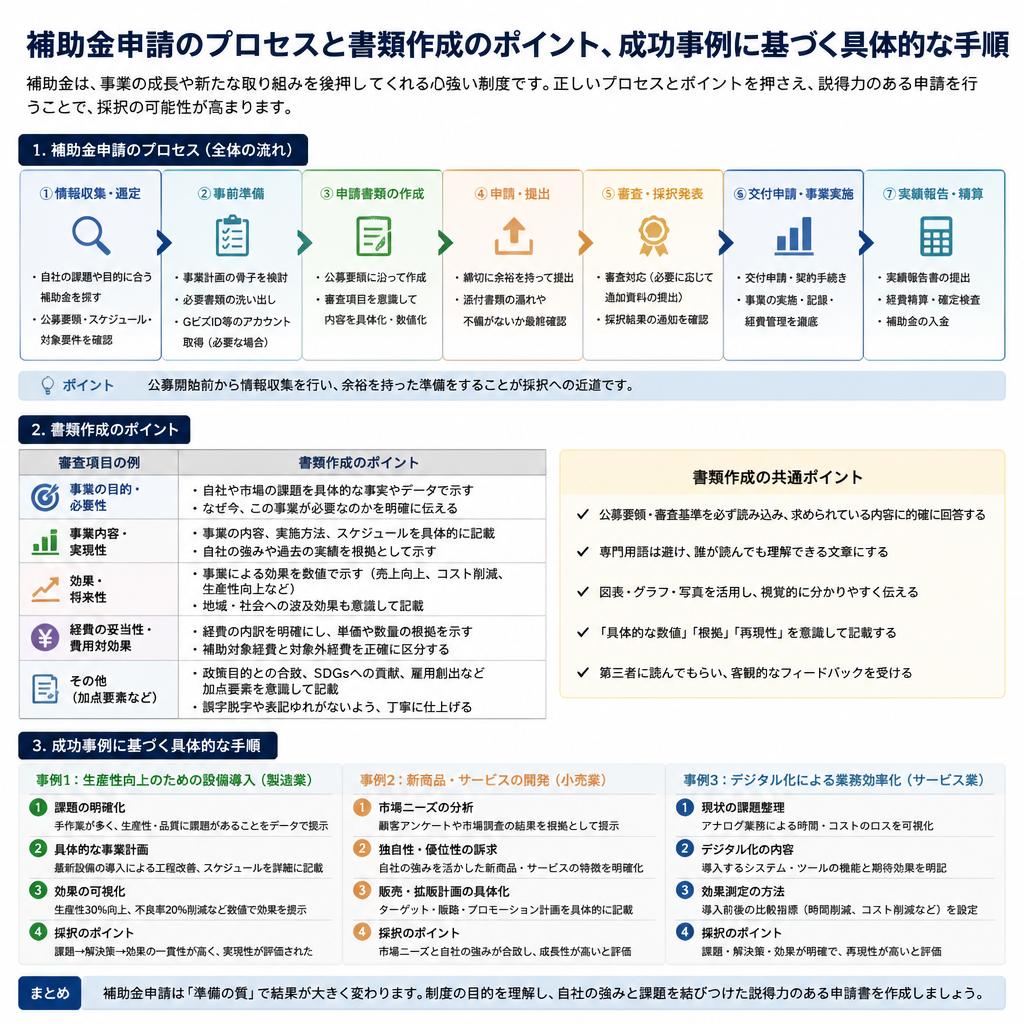4. 補助金を得るためのステップ