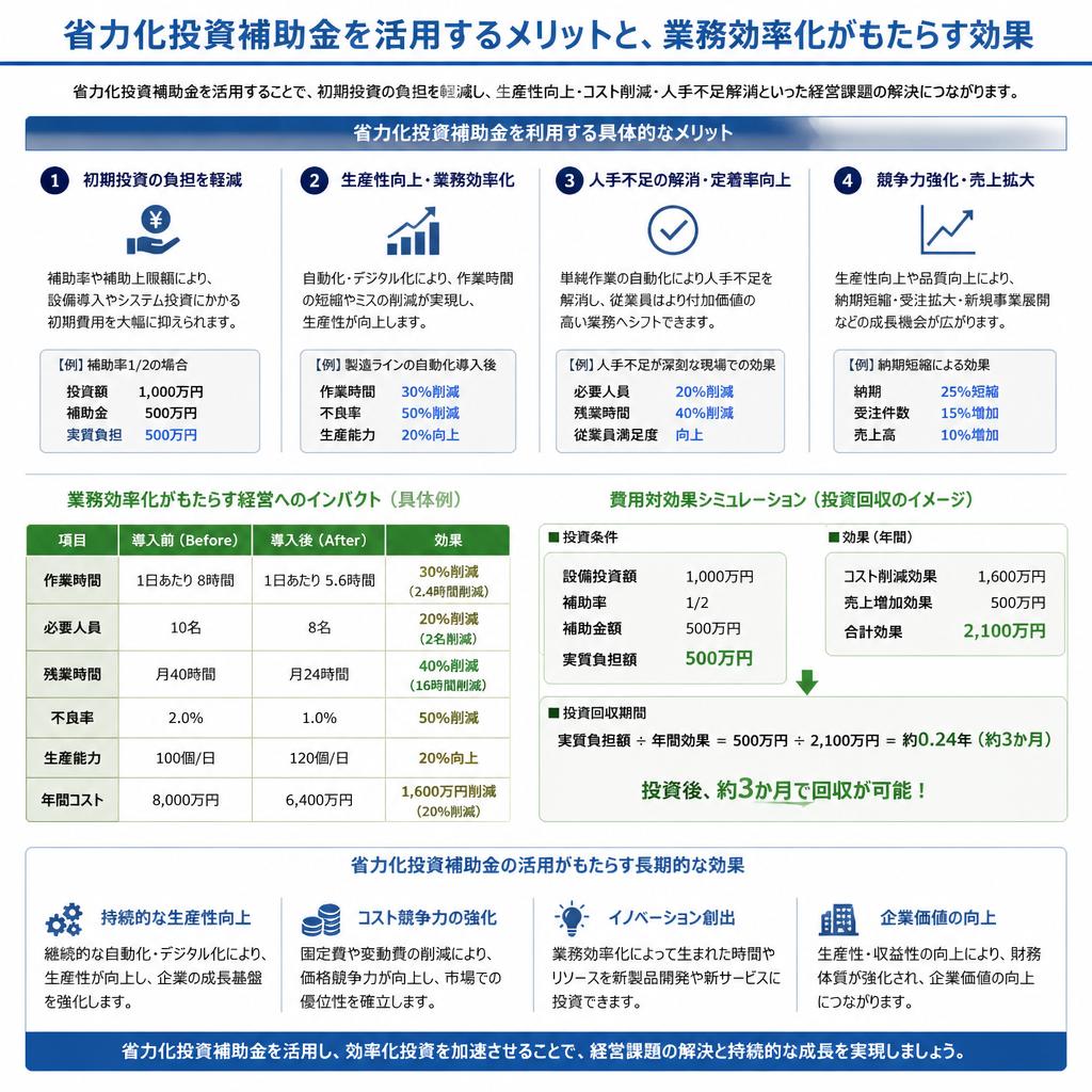 2. 経営効率向上のためのメリット
