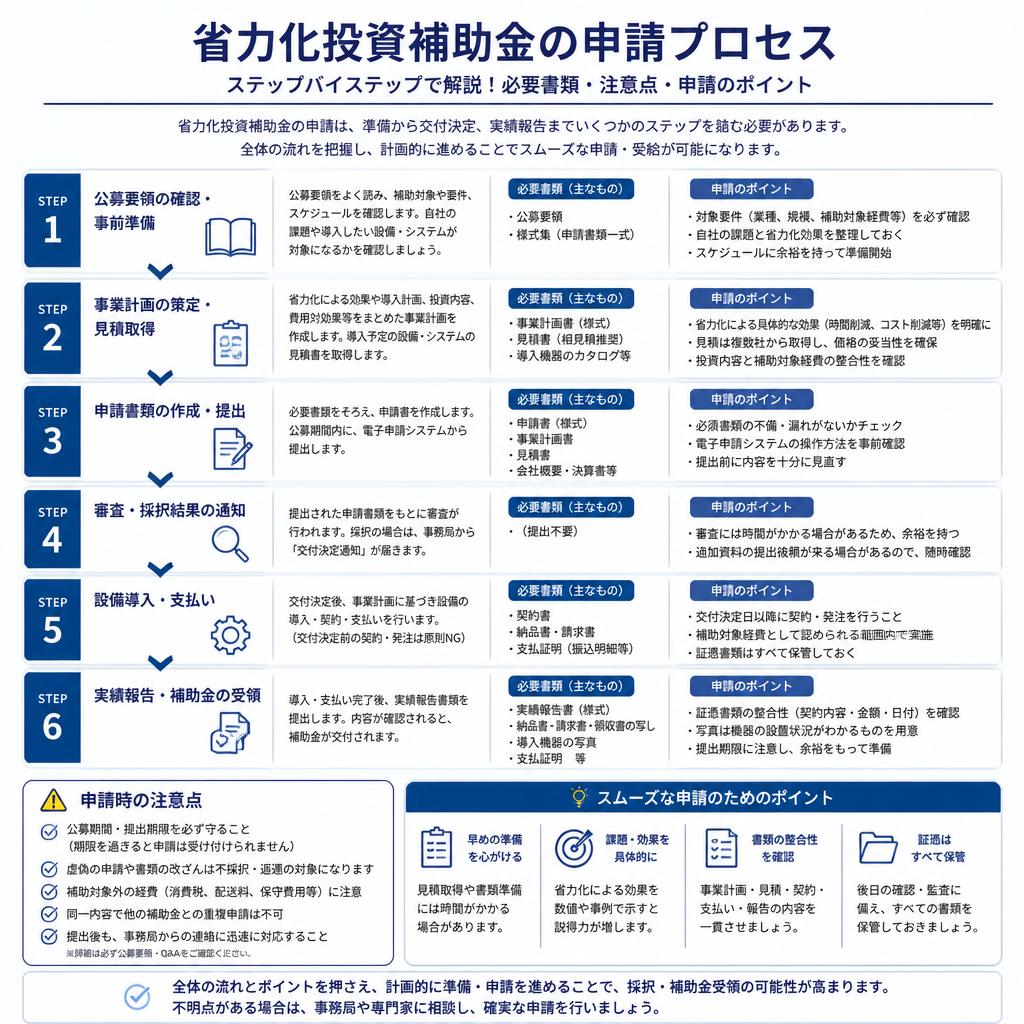 4. 補助金申請の流れ