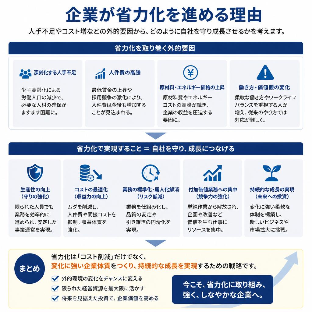 省力化の重要性
