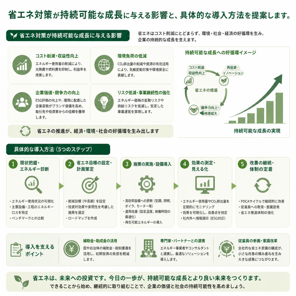 4. 省エネ対策と持続可能な経営