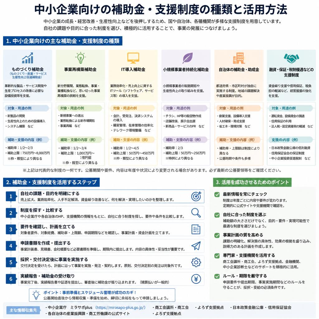 5. 中小企業支援制度の活用法