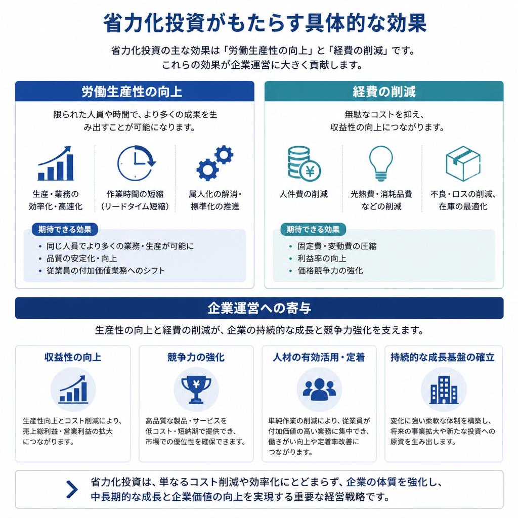 省力化の具体的な効果