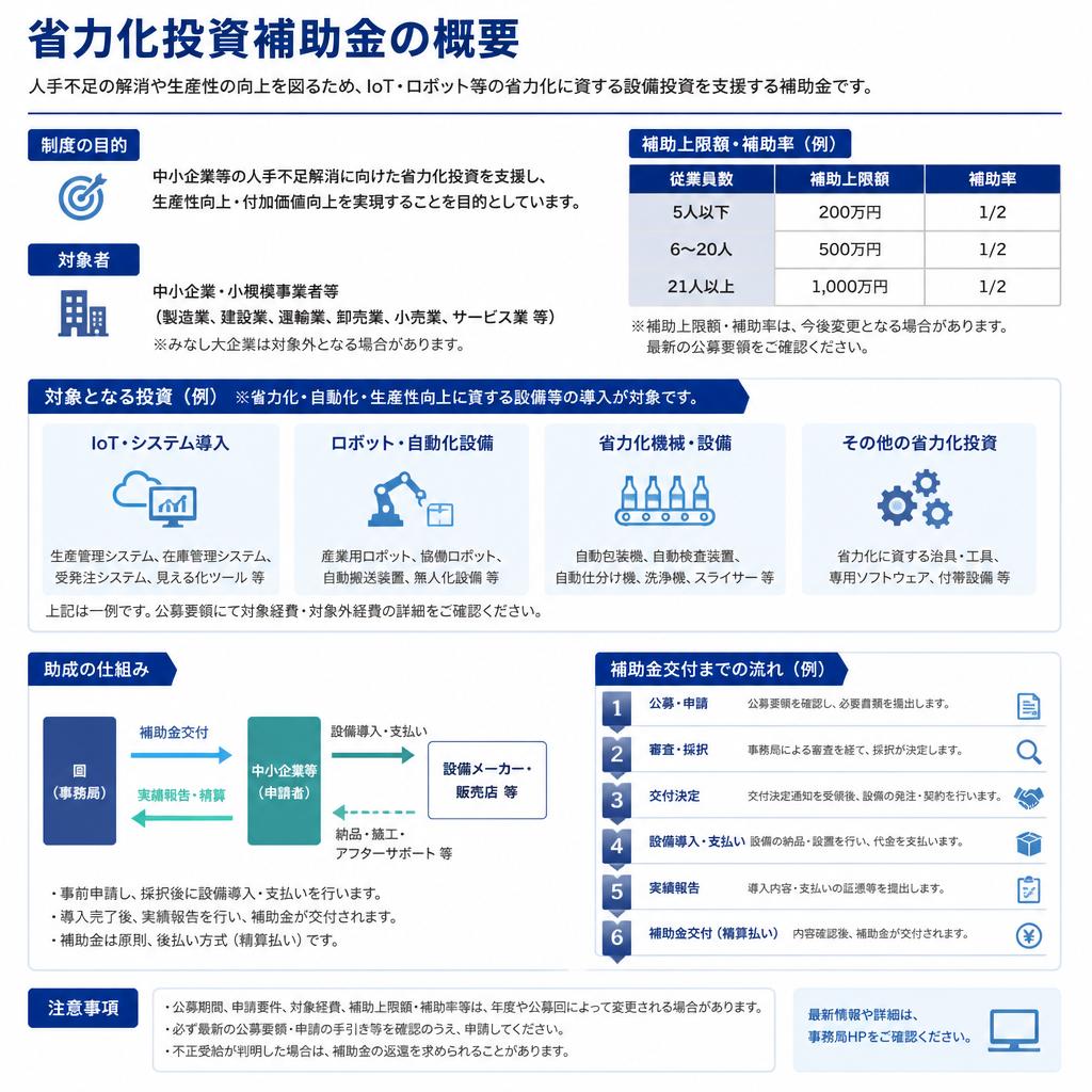 省力化投資補助金とは？