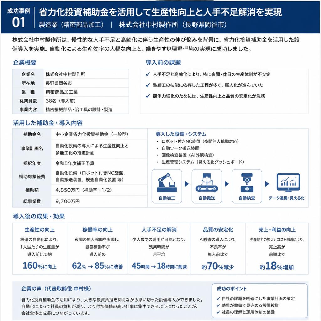 成功事例：広告業の省力化投資で躍進した企業