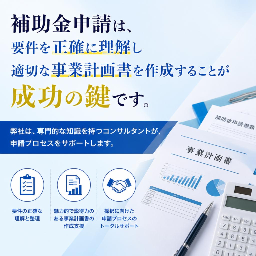 補助金申請のポイント