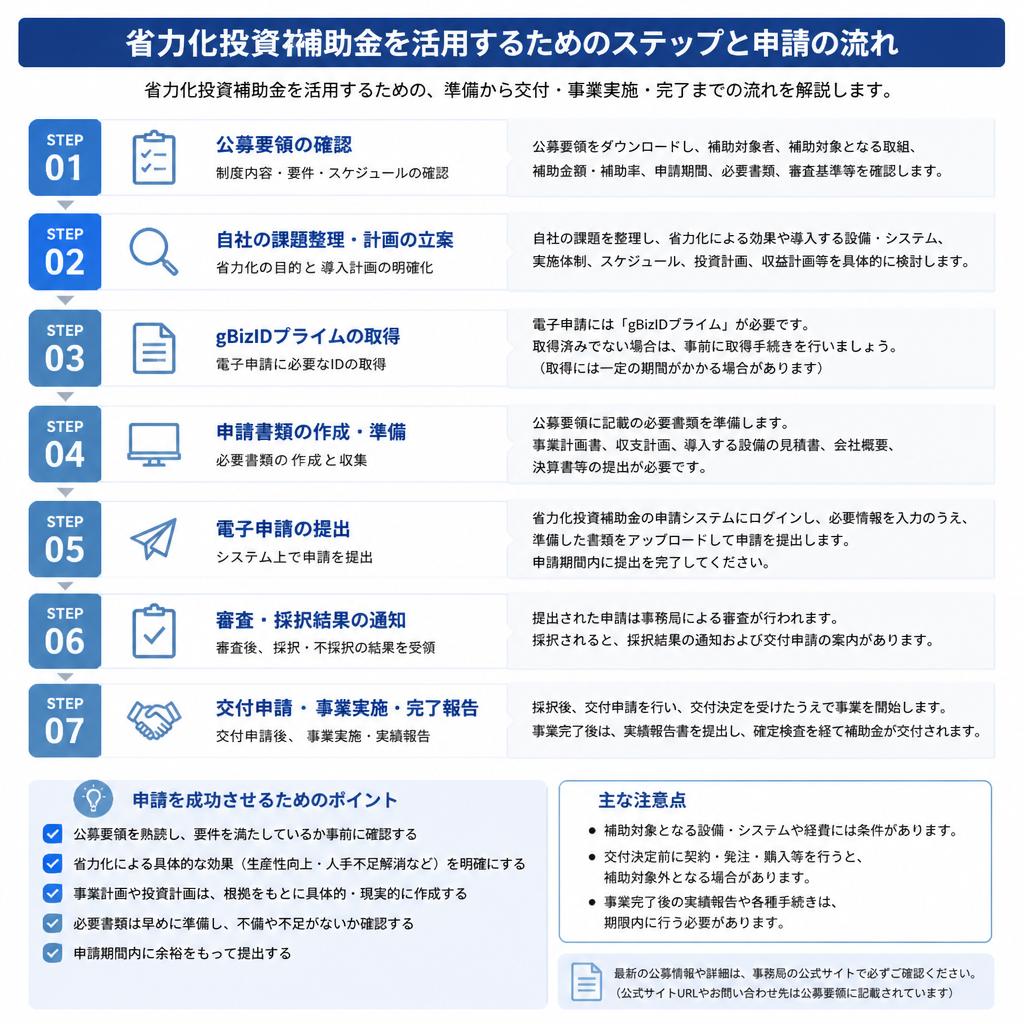 4. 補助金活用の流れ
