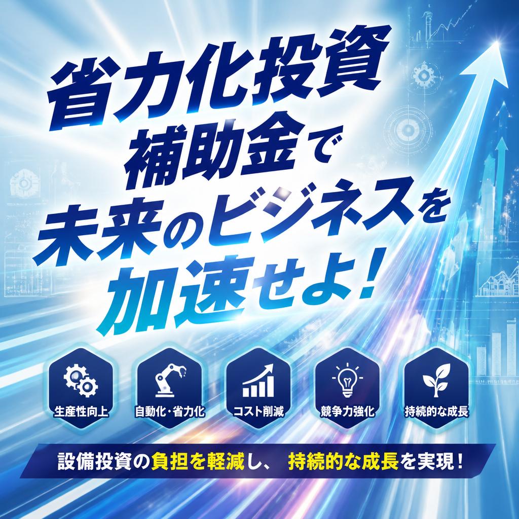 省力化投資補助金で未来のビジネスを加速せよ！