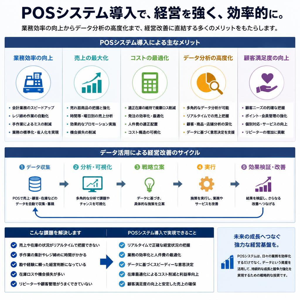 POSシステム導入のメリット