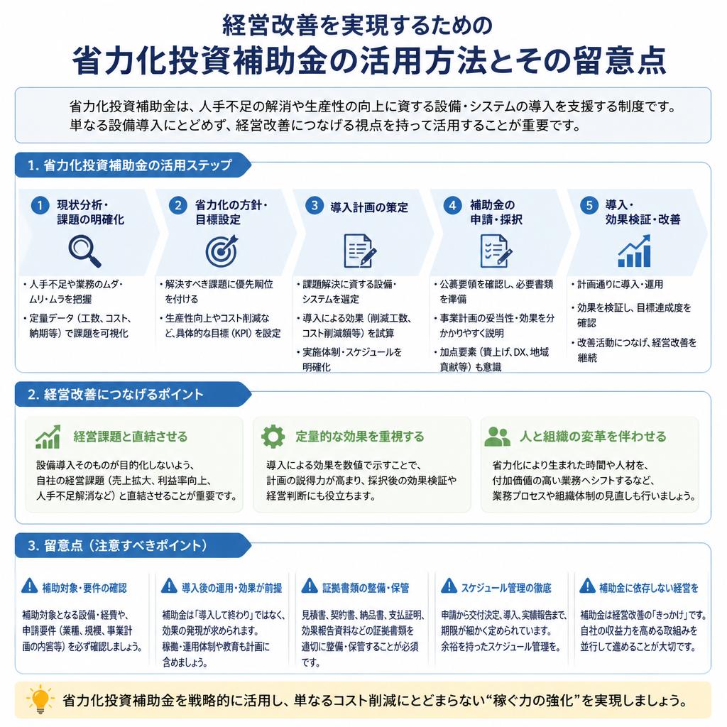 経営改善のための補助金活用法