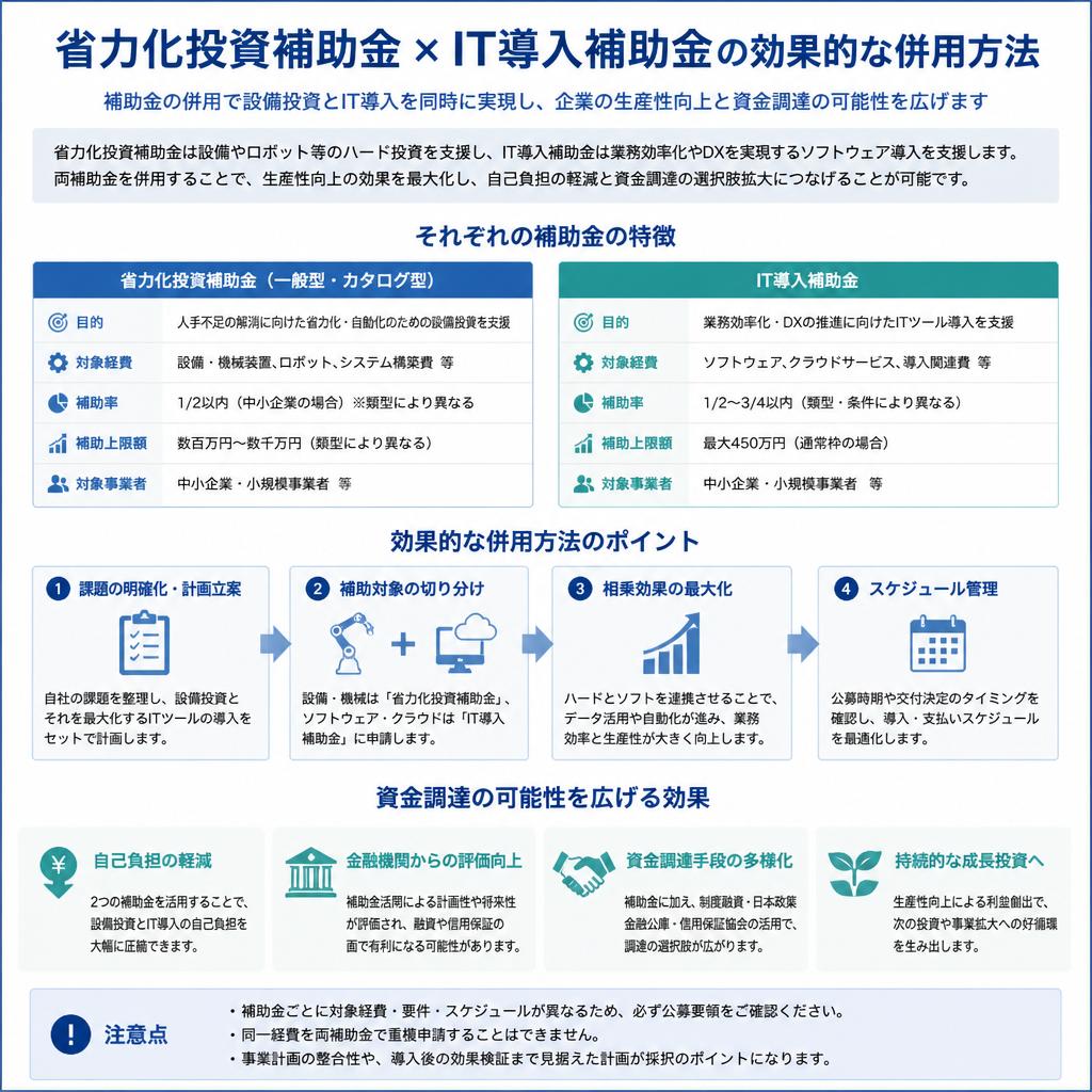 5. IT導入補助金との併用
