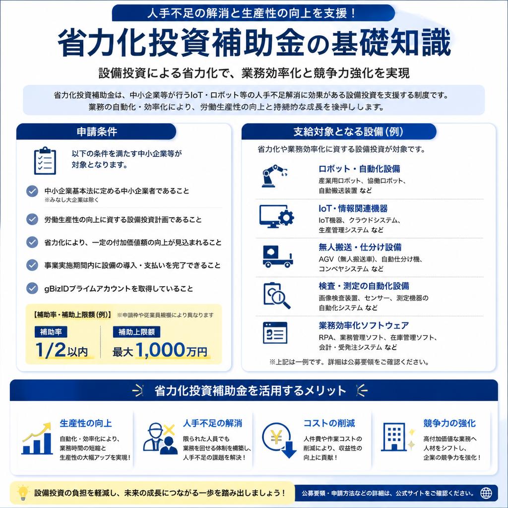 省力化投資補助金とは？
