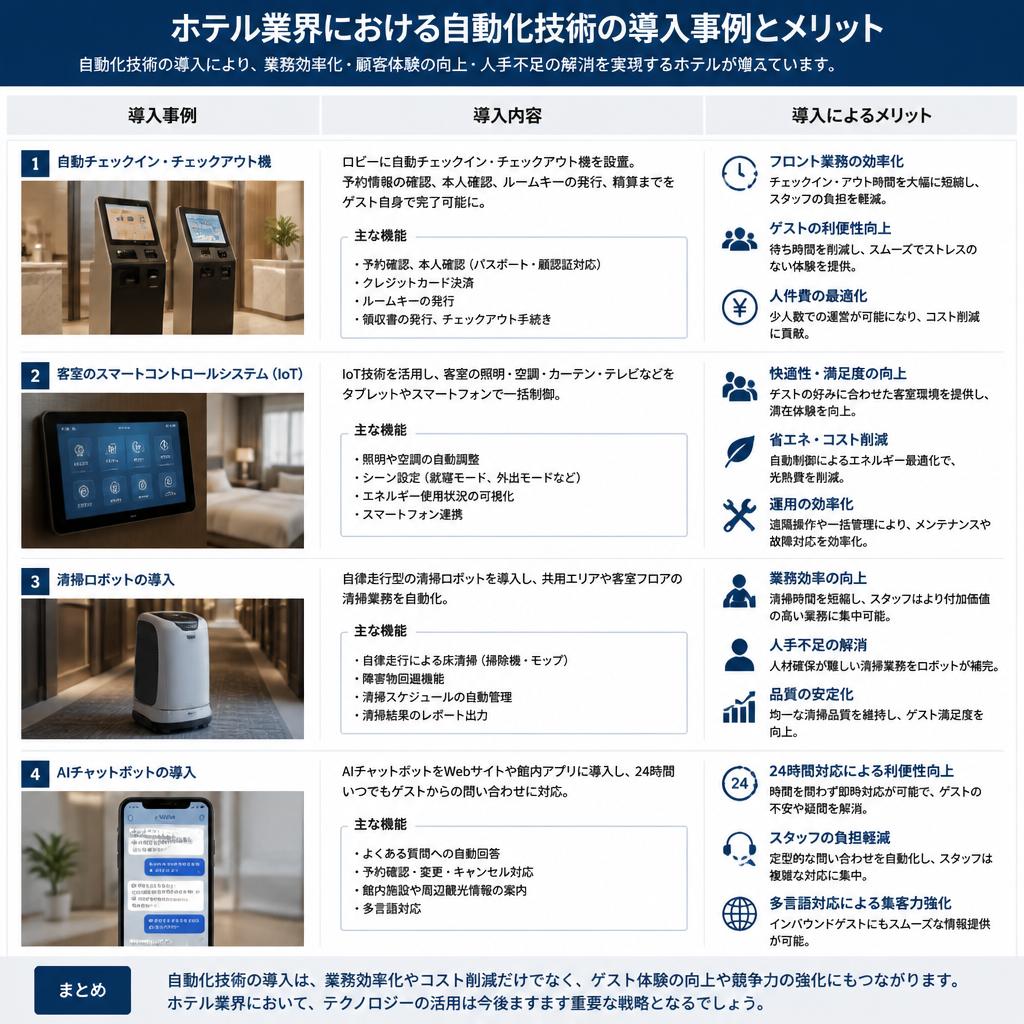 自動化技術の実際の活用例