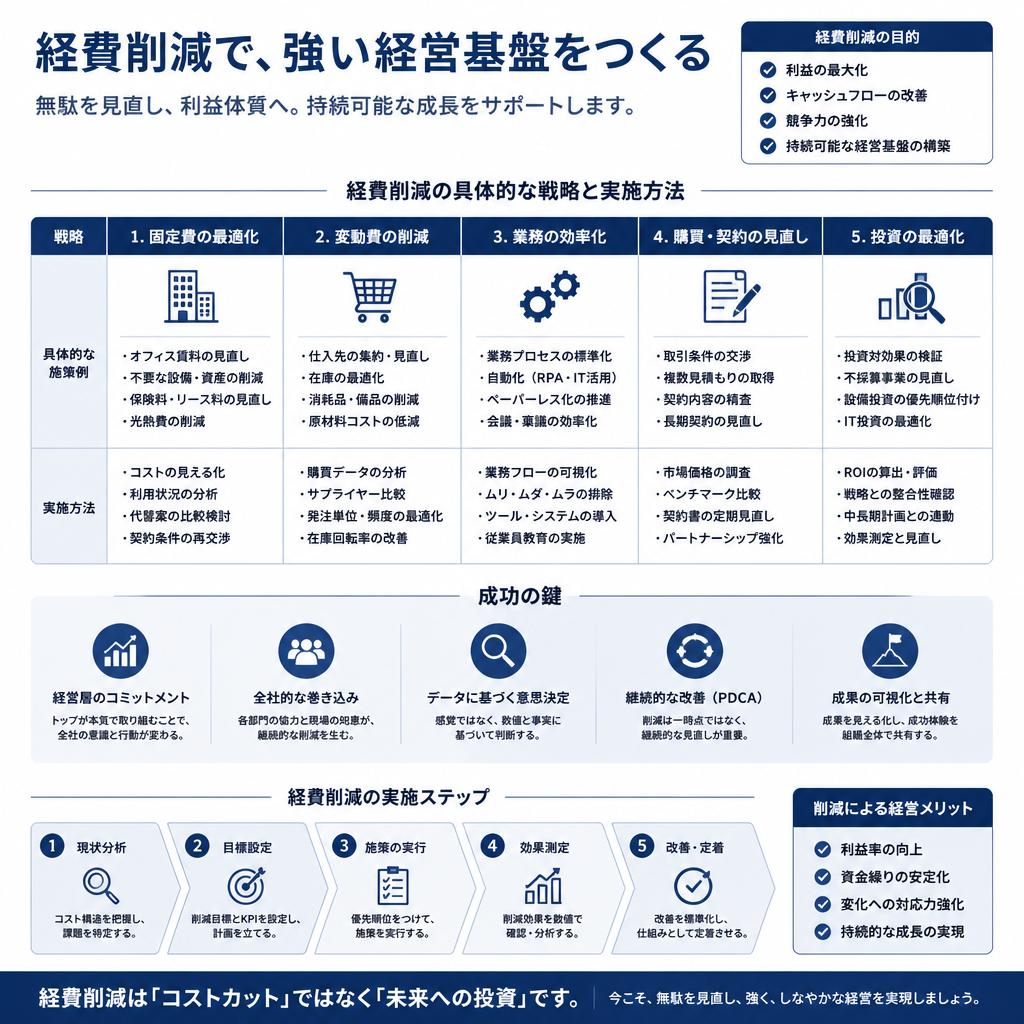 5. 経費削減のための戦略
