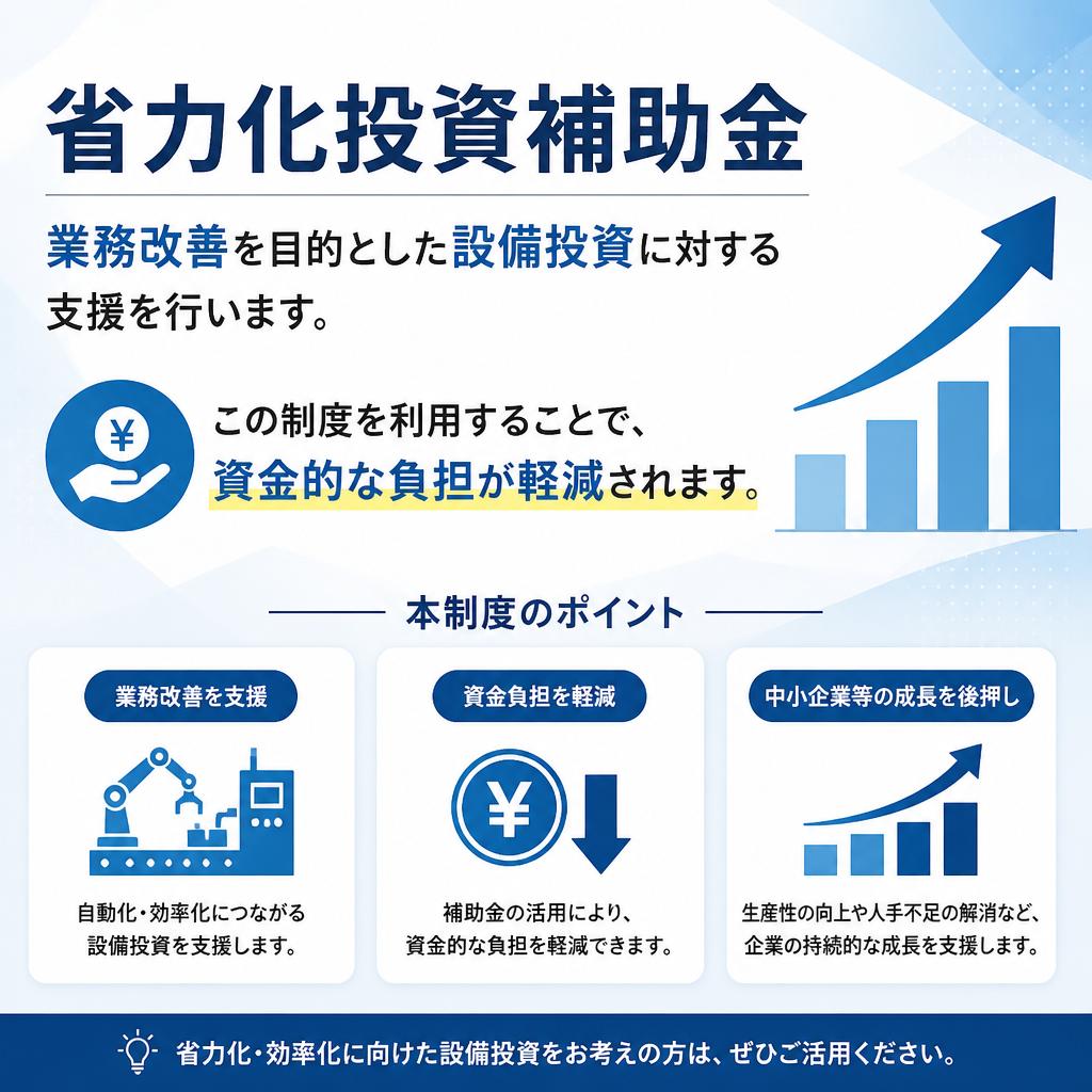 省力化投資補助金の概要